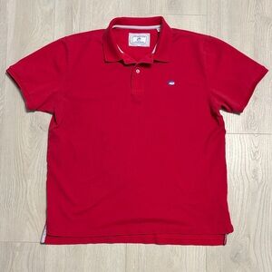 🔥BUNDLESALE Mens M Southern Tide The Skipjack Red Polo Shirt